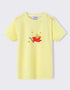 Kids Organic Cotton Shoulder‑Button Graphic T‑Shirt