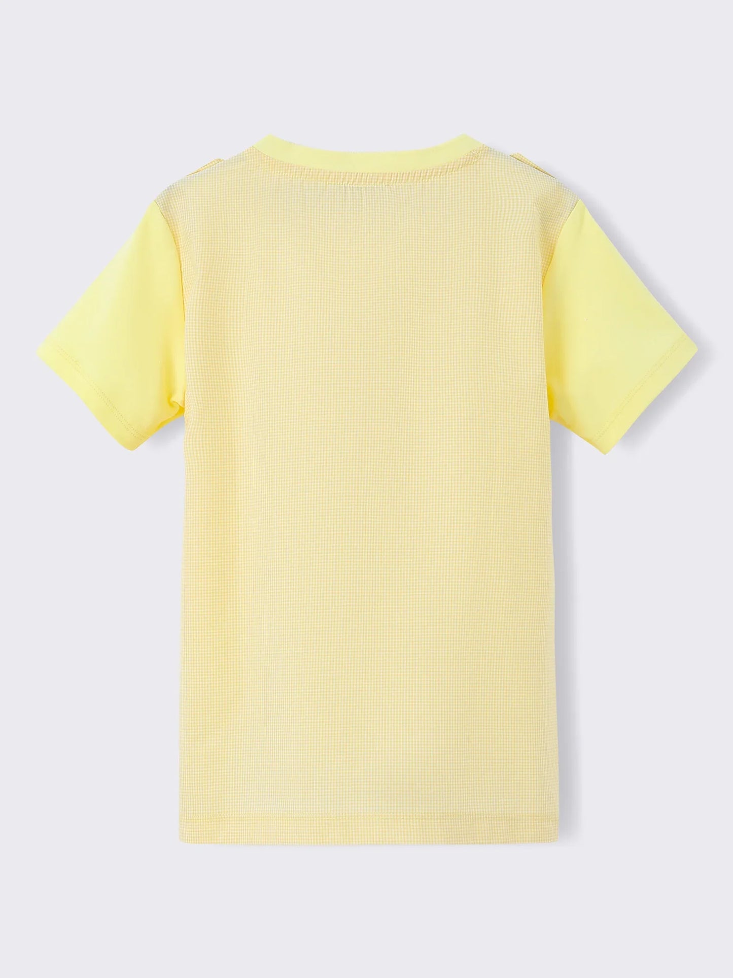 Kids Organic Cotton Shoulder‑Button Graphic T‑Shirt