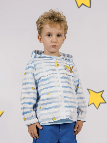 Boys Stripes Hooded Jacket