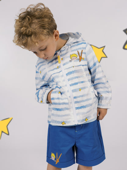 Boys Stripes Hooded Jacket