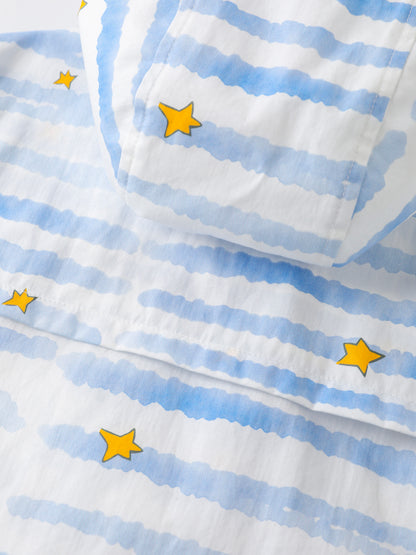 Boys Stripes Hooded Jacket