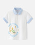 Boys Printed Polo Shirt