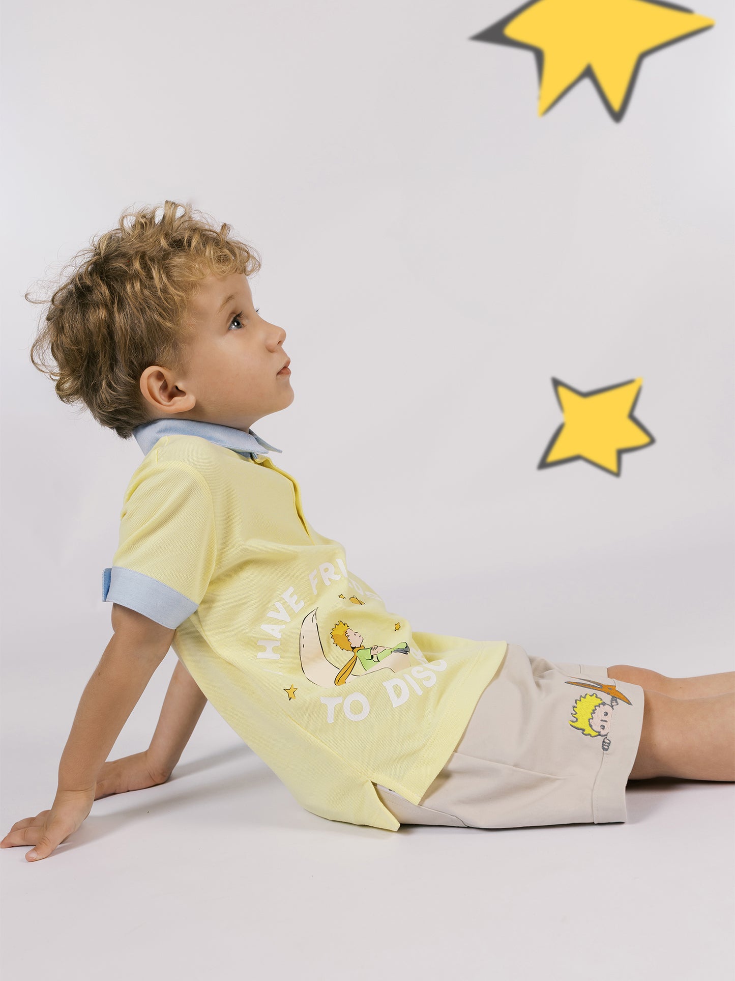 Boys Printed Polo Shirt