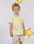 Boys Printed Polo Shirt