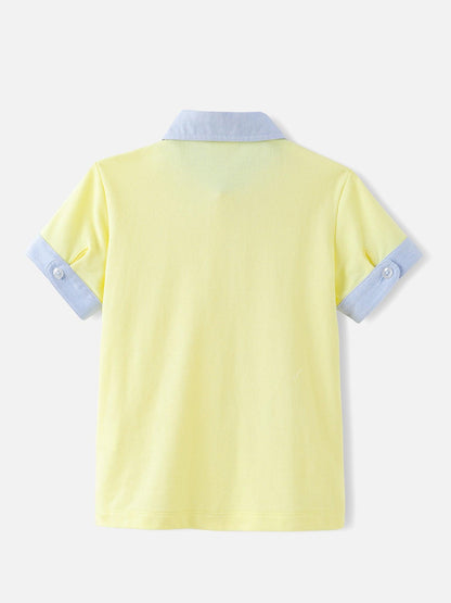 Boys Printed Polo Shirt