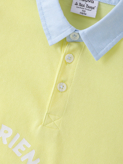 Boys Printed Polo Shirt