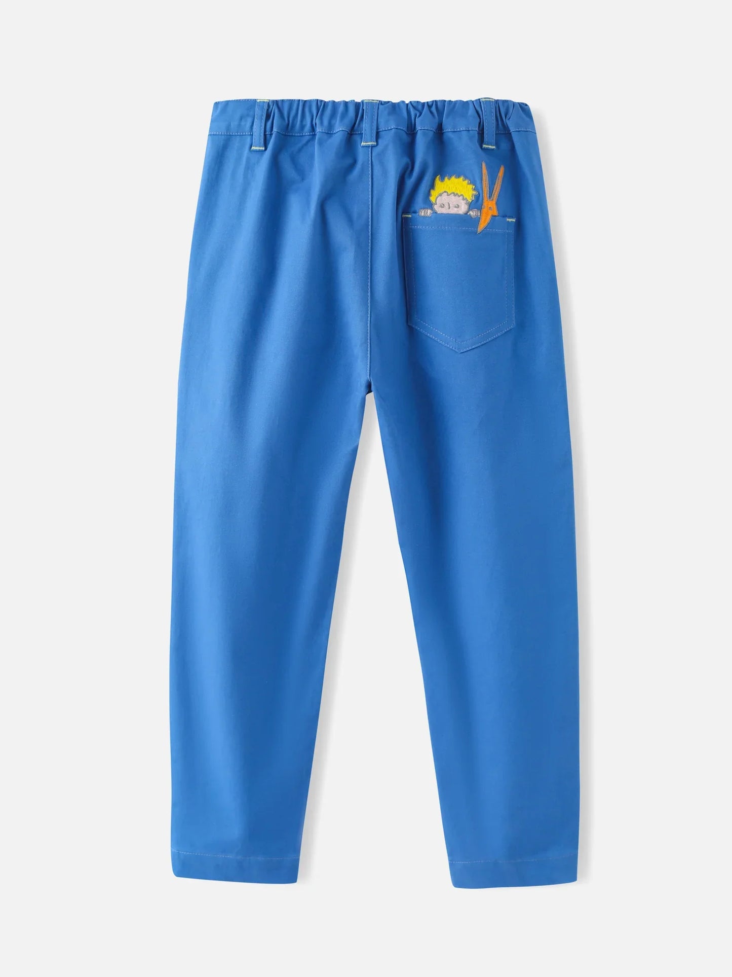 Boys Embroidery Slim Fit Pants