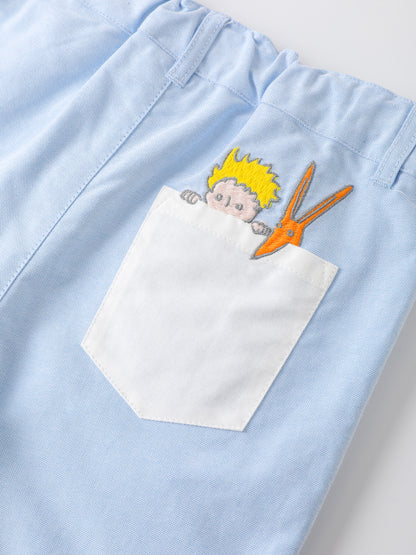 Boys Stripes Bermuda Shorts