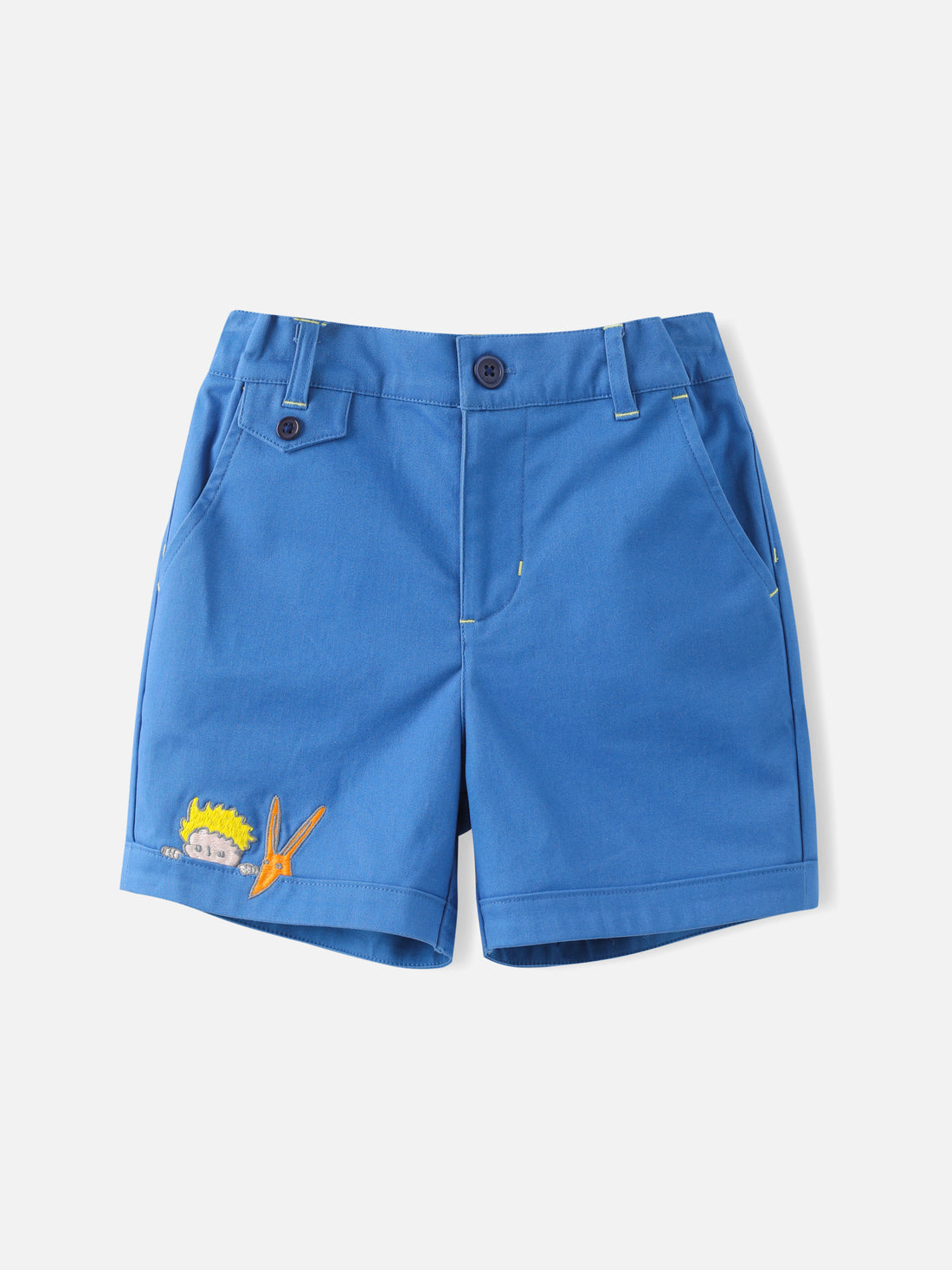 Boys Embroidery Bermuda Shorts