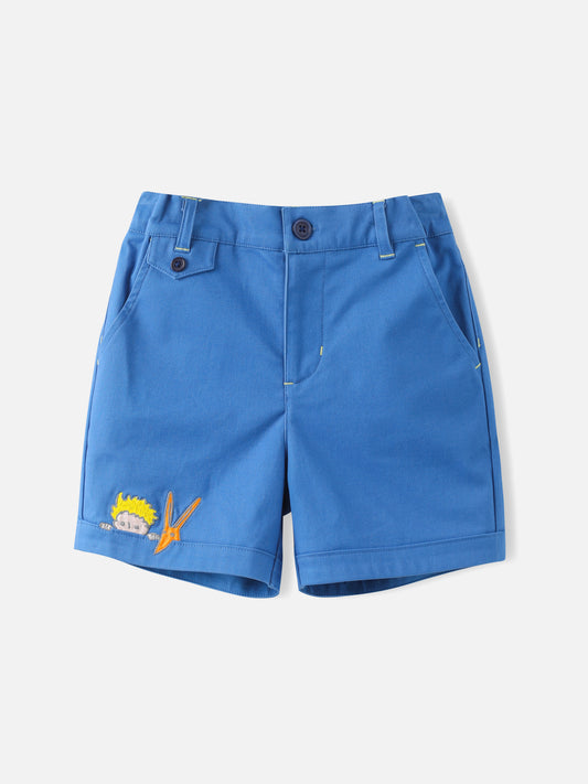 Boys Embroidery Bermuda Shorts