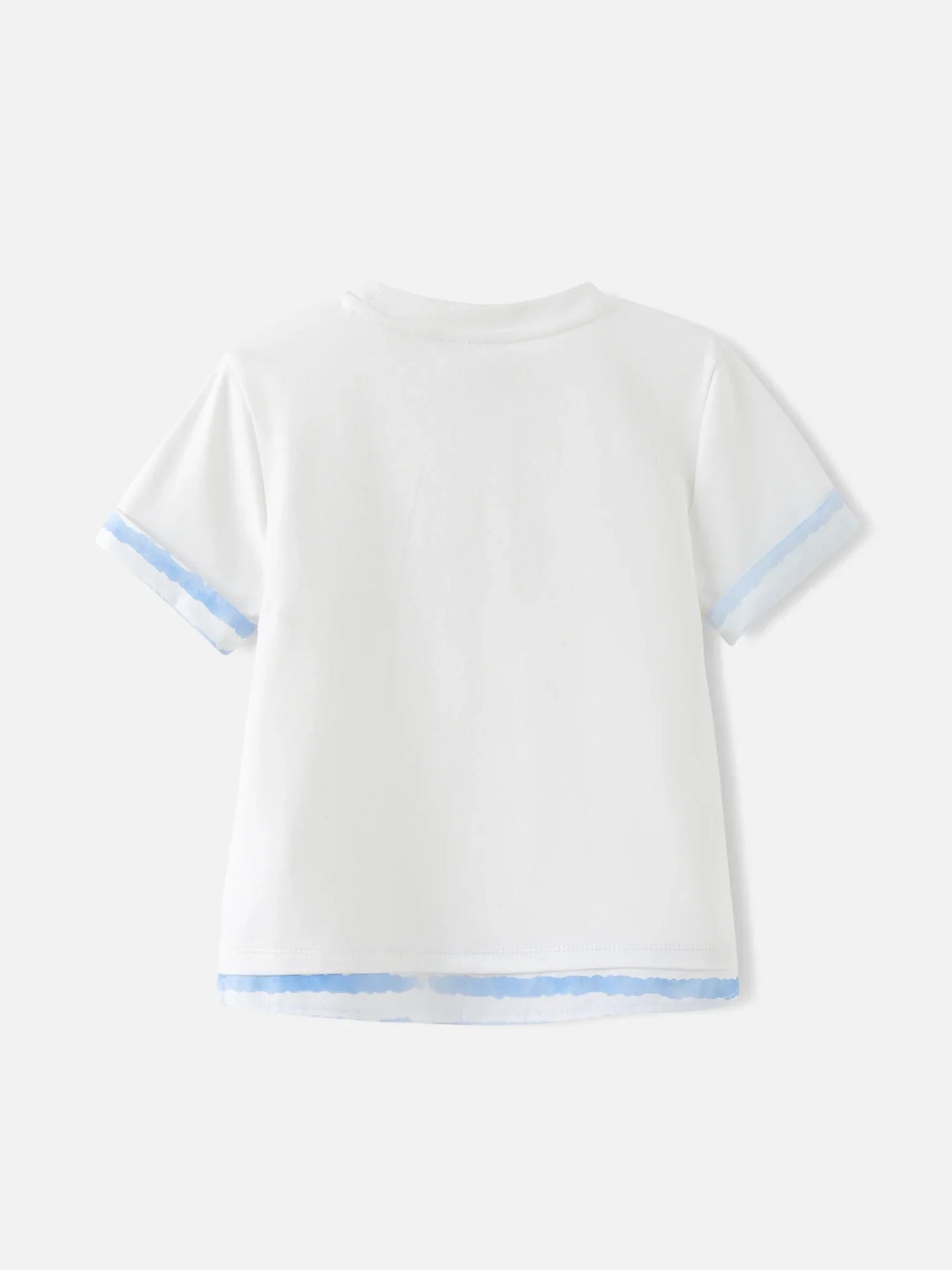 Boys Two Tone Print Tee