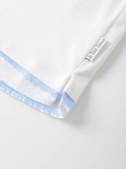 Boys Two Tone Print Tee
