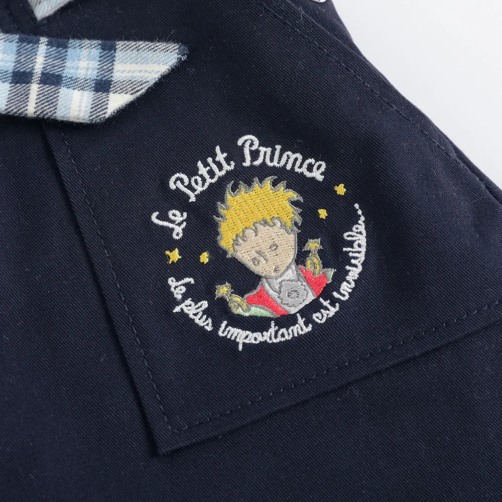 Kids Embroidered Bow‑Detail Shorts