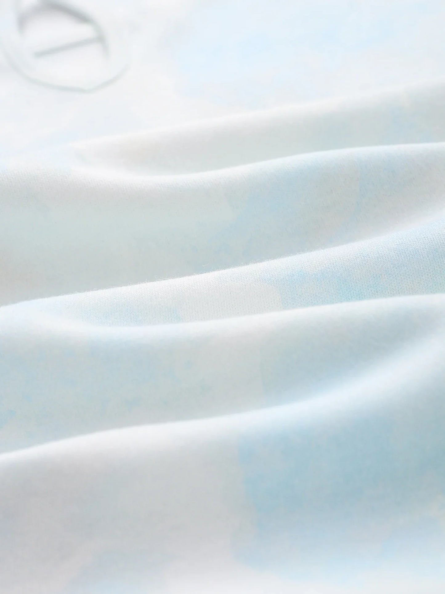Girls’ Cloud Print Graphic Dress with Tulle Skirt