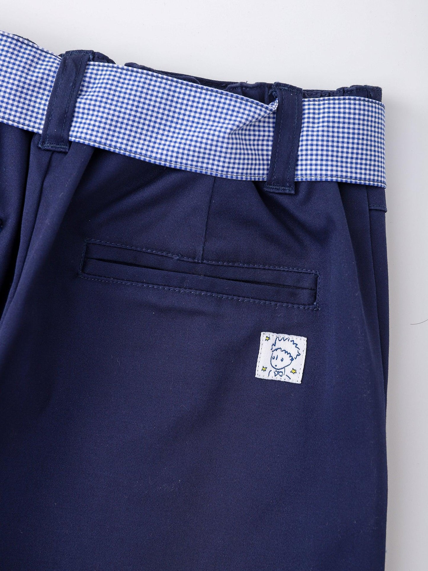 Girls’ Star‑Embroidered Tie‑Waist Wide‑Leg Pants
