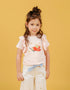 Girls’ Star‑Embroidered Tie‑Waist Wide‑Leg Pants