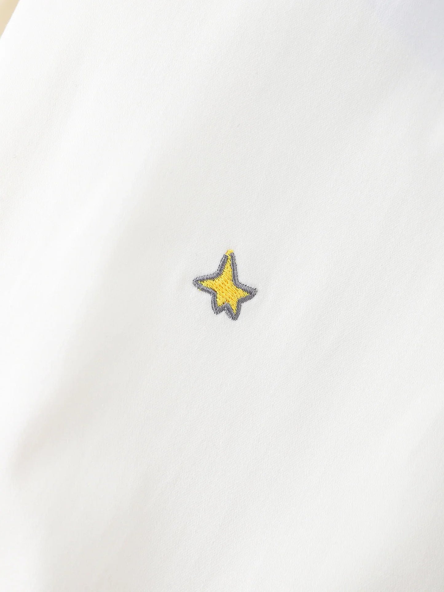 Girls’ Star‑Embroidered Tie‑Waist Wide‑Leg Pants
