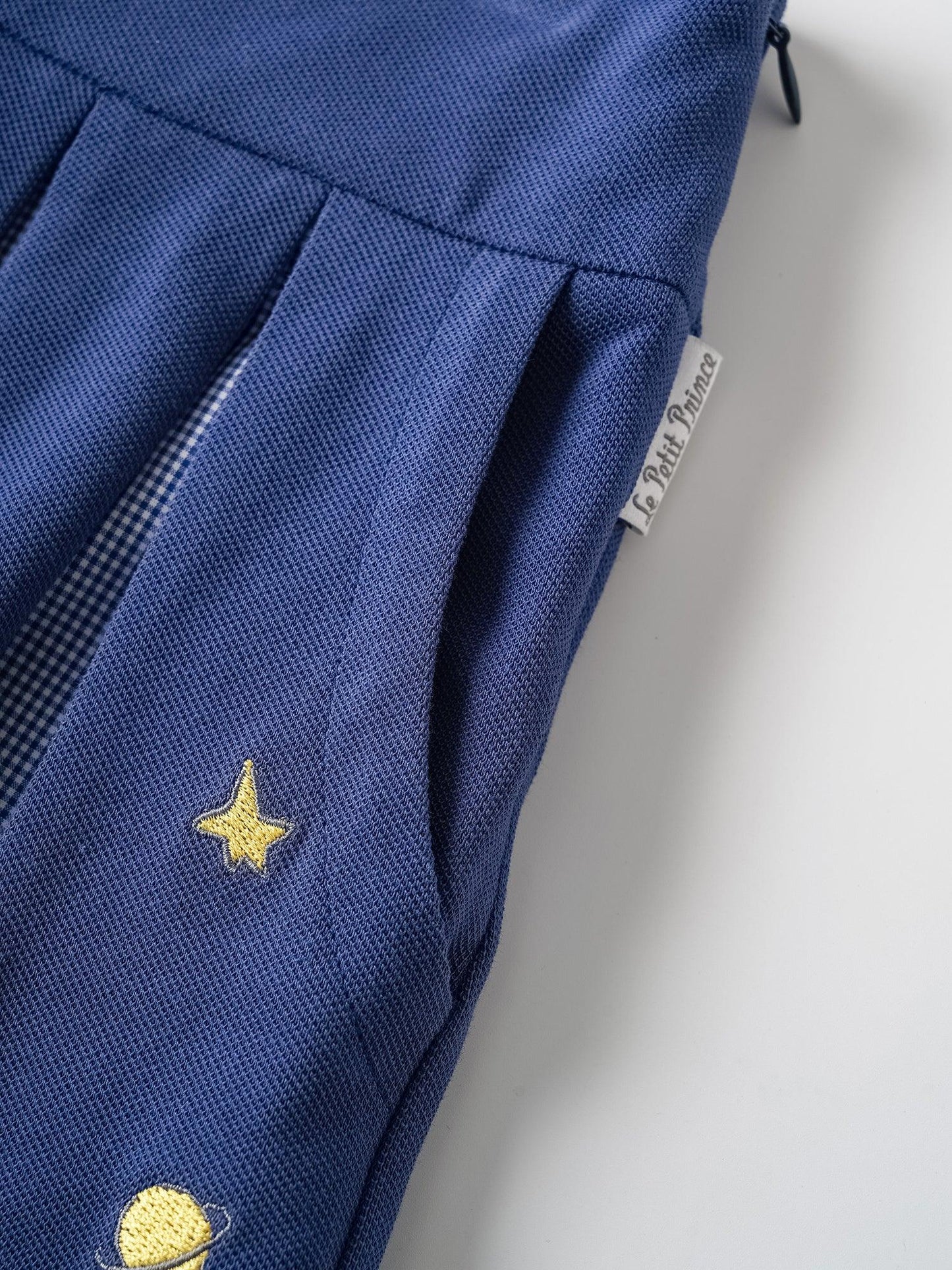 Kids Pleated Skort Shorts with Star Embroidery