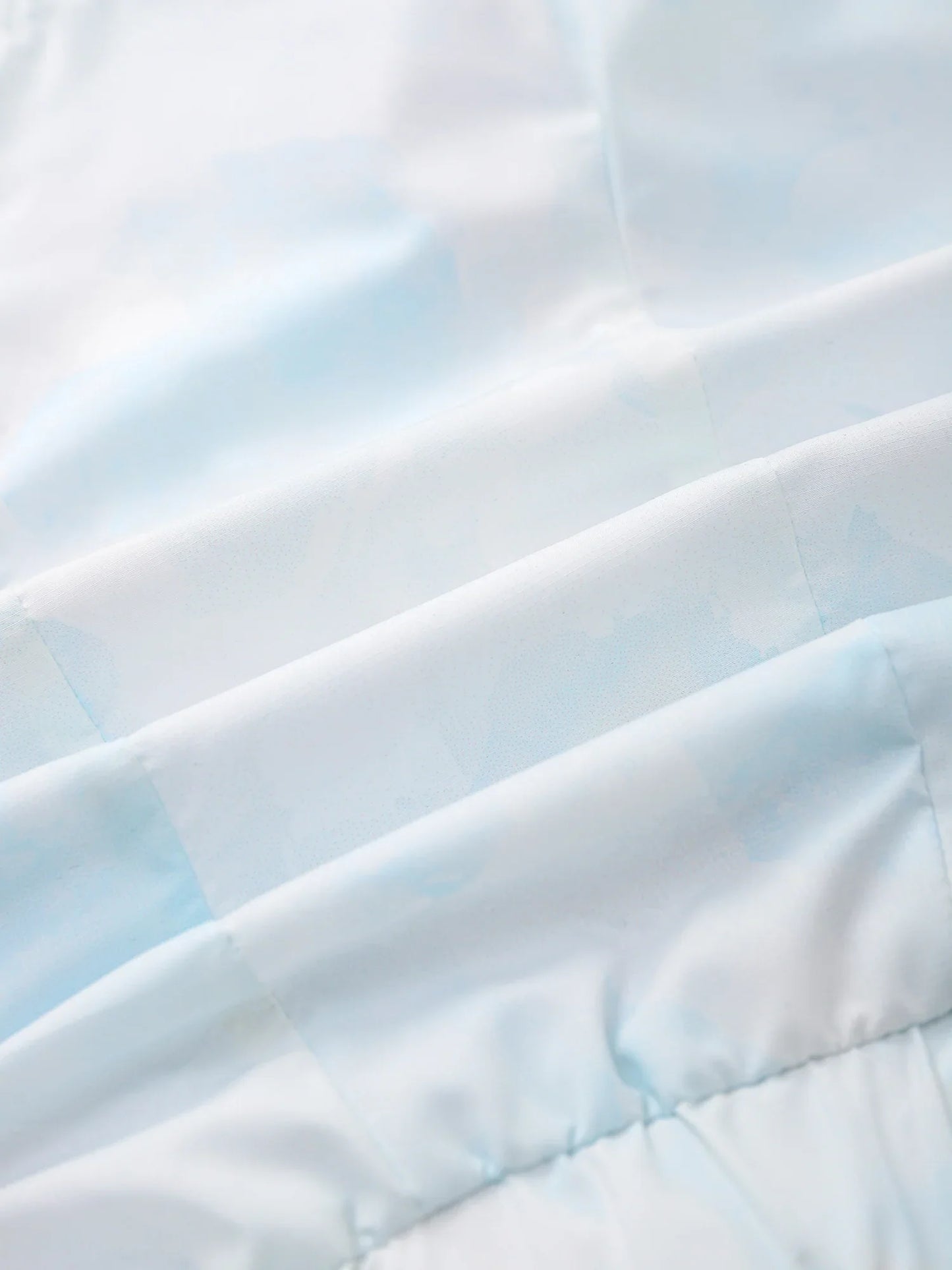 Kids Cloud Print Ruffle Hem Pull‑On Shorts with Illustration