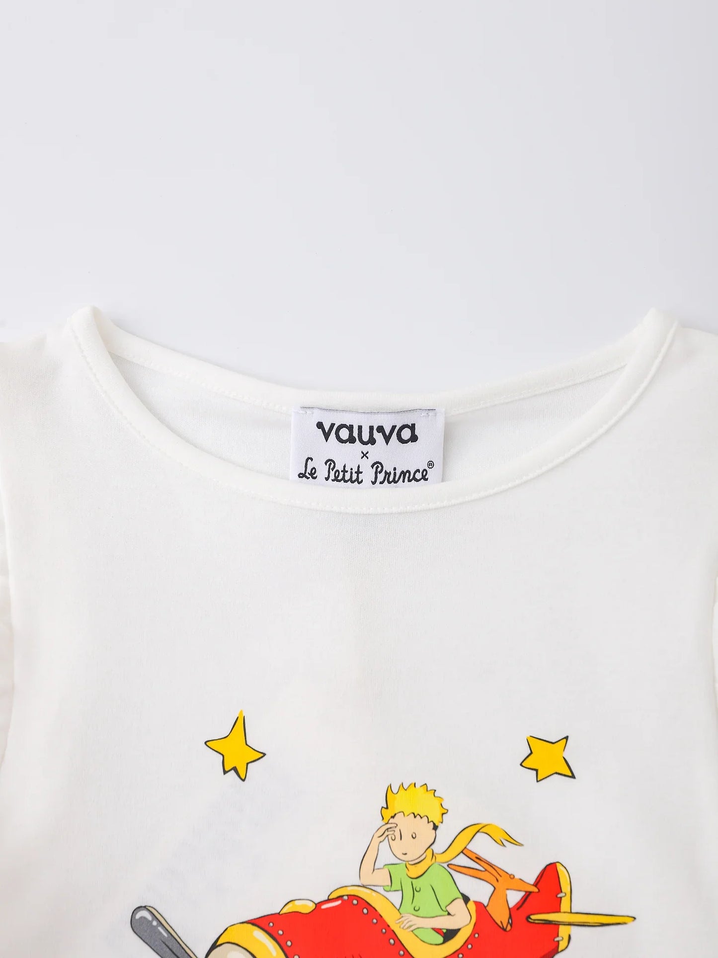 Girls’ Ruffle Sleeve Graphic Print Organic Cotton T‑Shirt