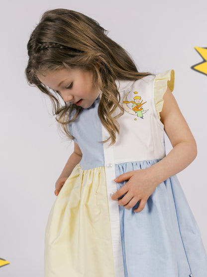 Girls Color Blocked Dress