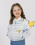 Girls Stripy Cropped Jacket