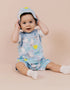 Baby All-Over Print Short Dungarees