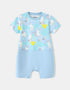 Baby Short Sleeve All-Over Print Romper