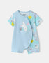 Baby Short Sleeve All-Over Print Romper
