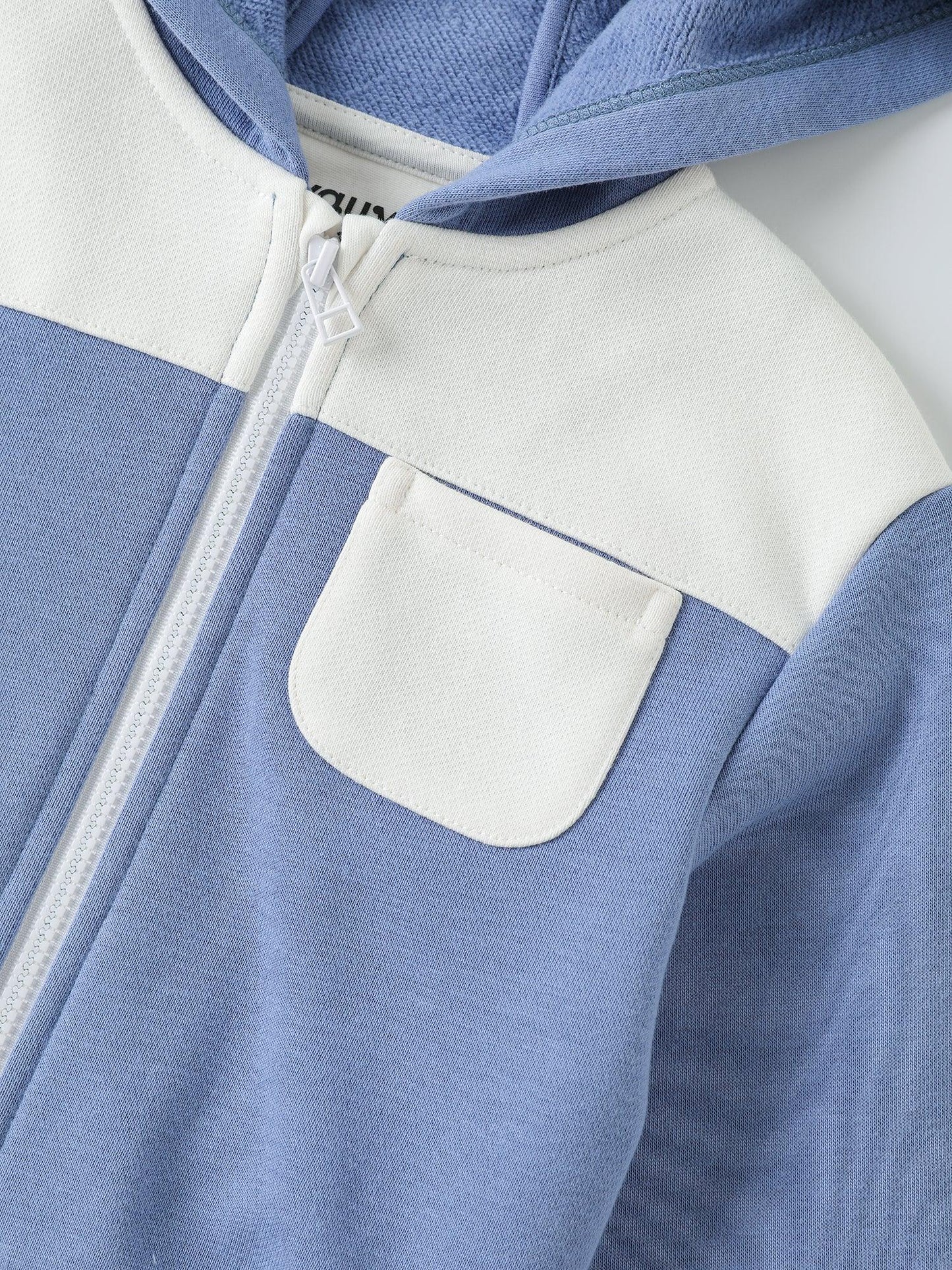 Baby Boys' Hooded Zip‑Up Jacket
