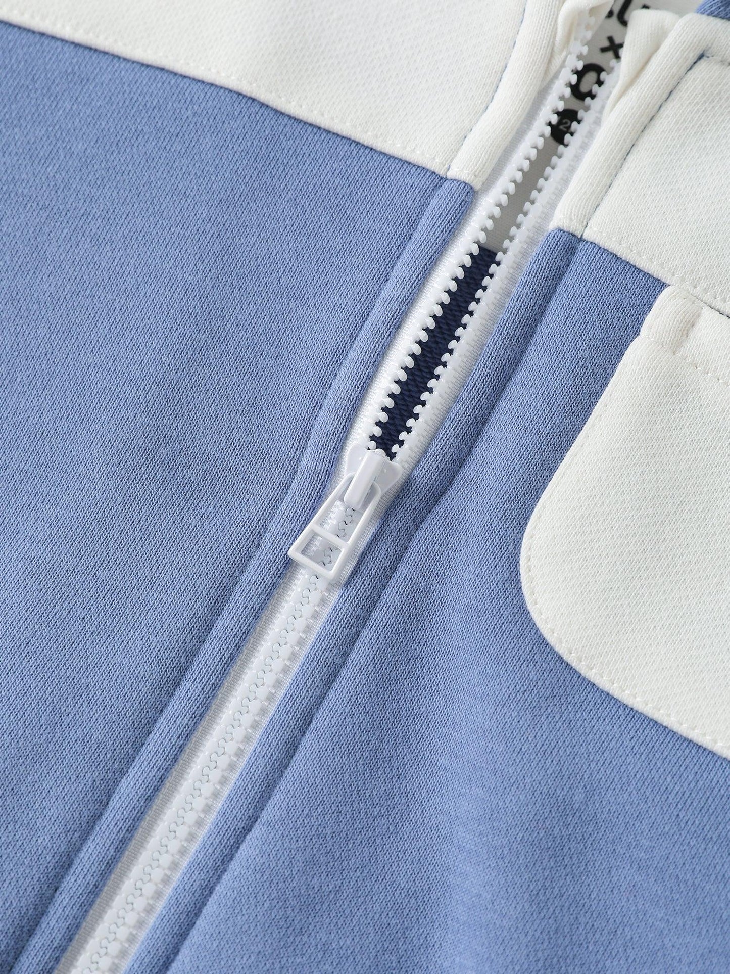 Baby Boys' Hooded Zip‑Up Jacket