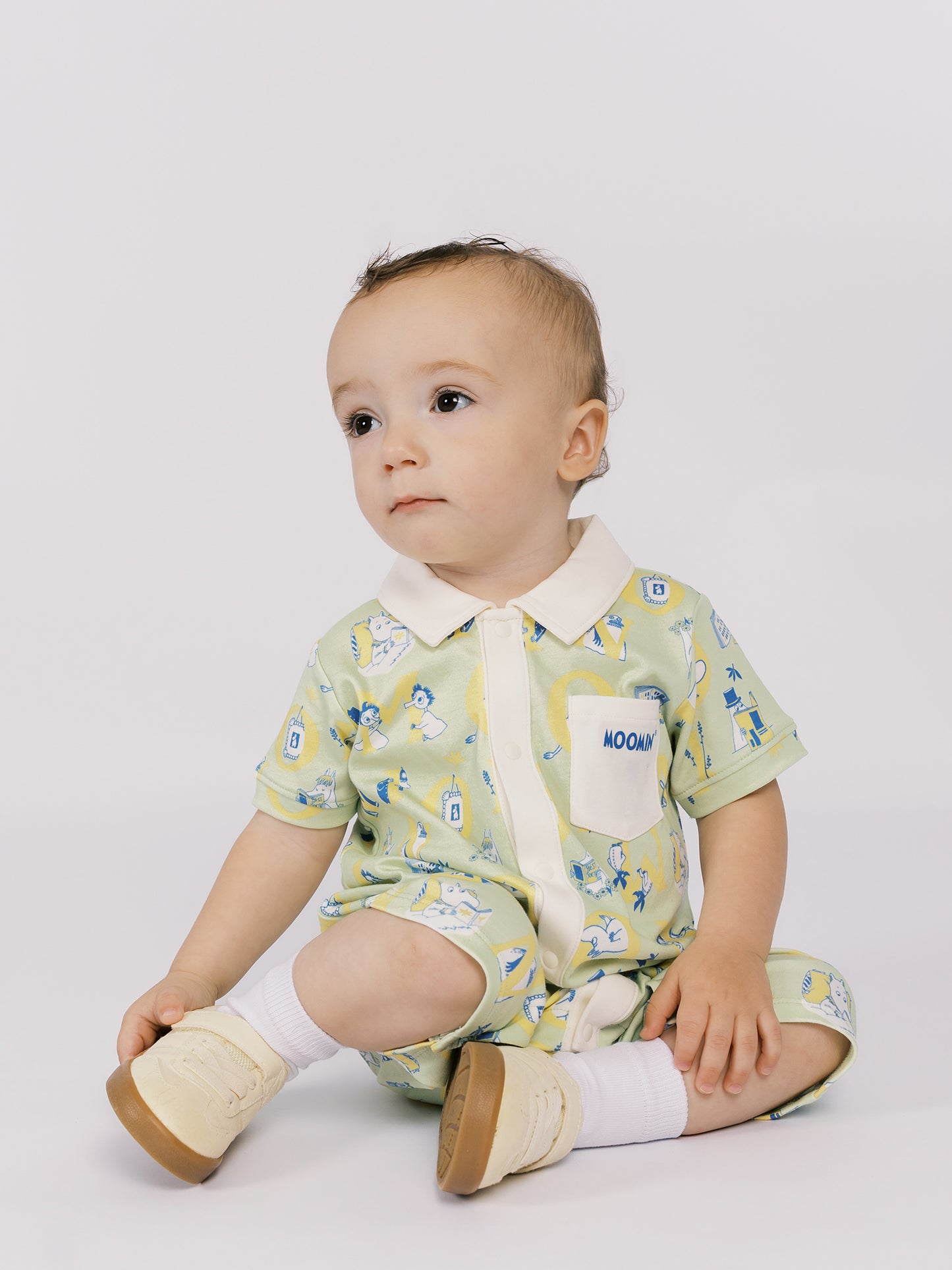 All‑Over Moomin Print Baby Romper