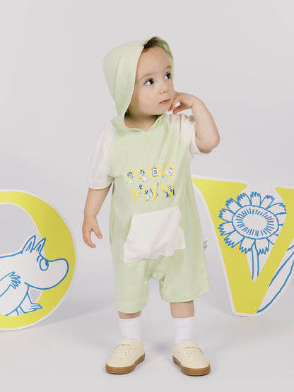 Moomin Print Baby Sweatshirt Romper