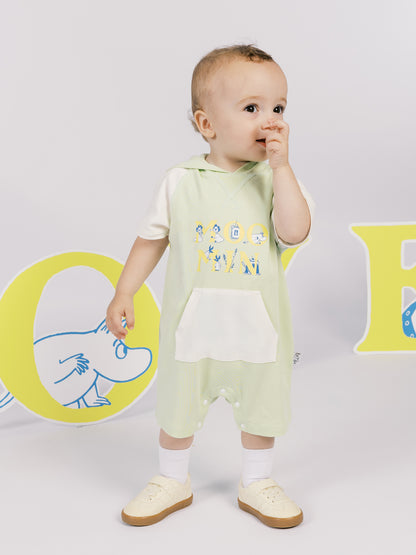 Moomin Print Baby Sweatshirt Romper