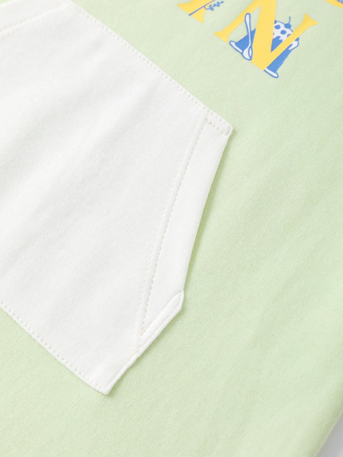 Baby Graphic Sweatshirt Romper