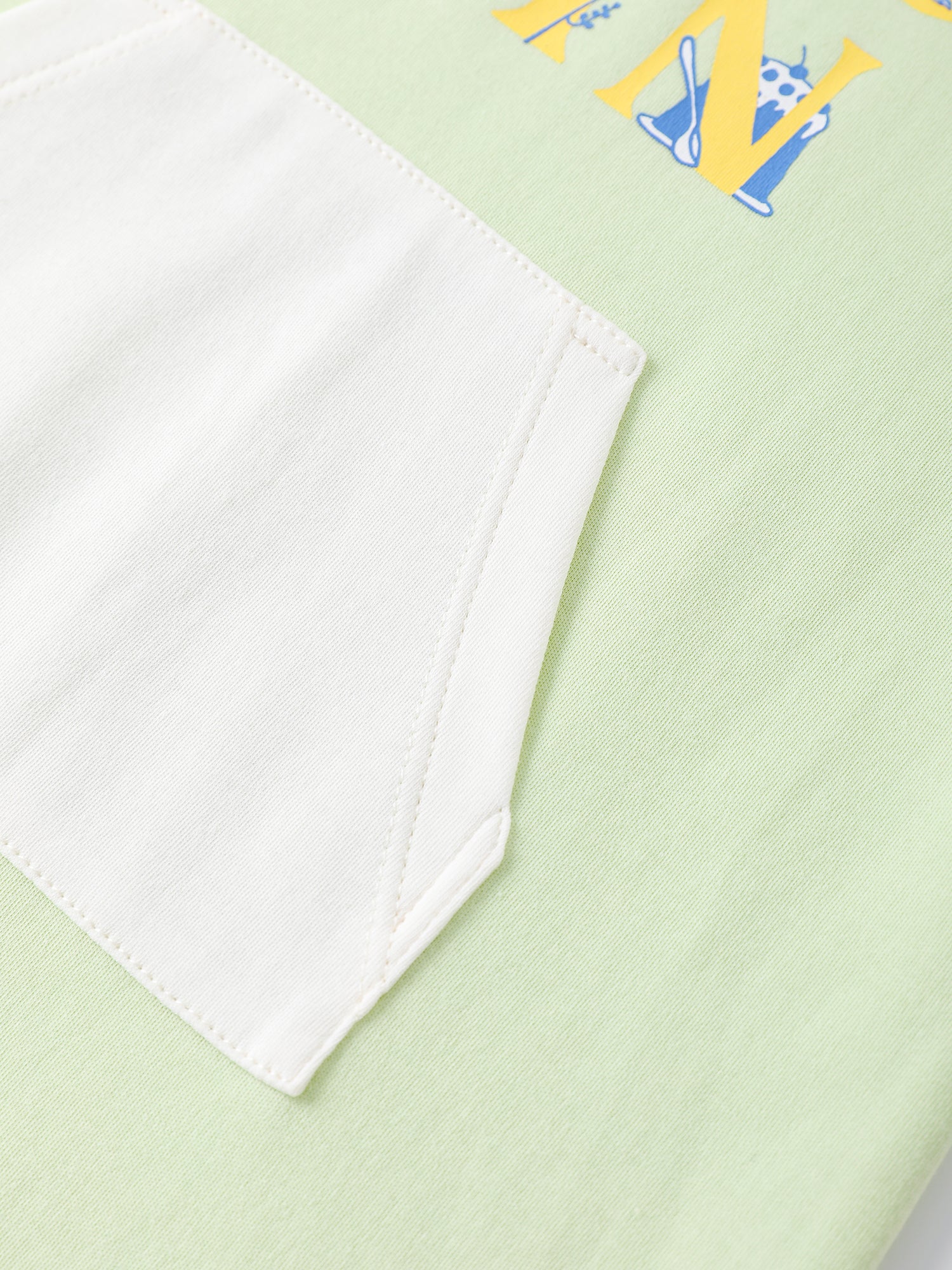 Baby Graphic Sweatshirt Romper