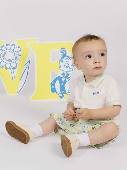 Baby All‑Over Moomin Print Green Shorts