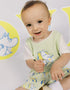 Moomin Print Colorblock Baby T‑Shirt