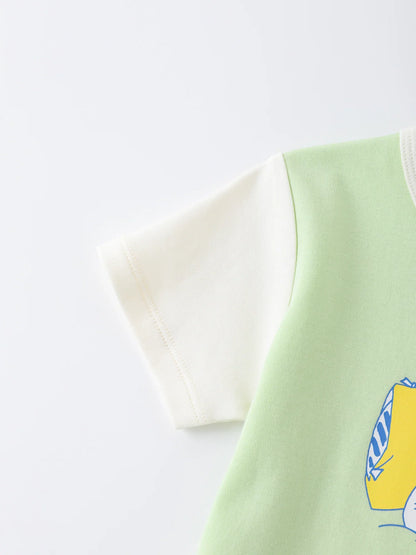Baby Colorblock Graphic T‑Shirt