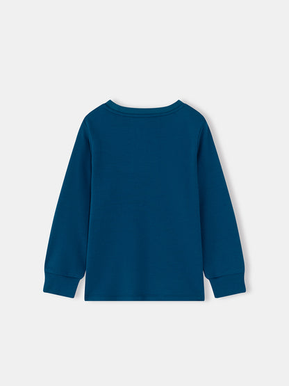 Boys Hattifatteners Print Pocket Long Sleeve T-Shirt