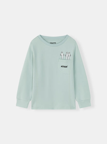 Boys Hattifatteners Print Pocket Long Sleeve T-Shirt