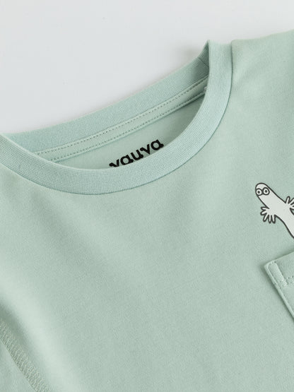 Boys Hattifatteners Print Pocket Long Sleeve T-Shirt
