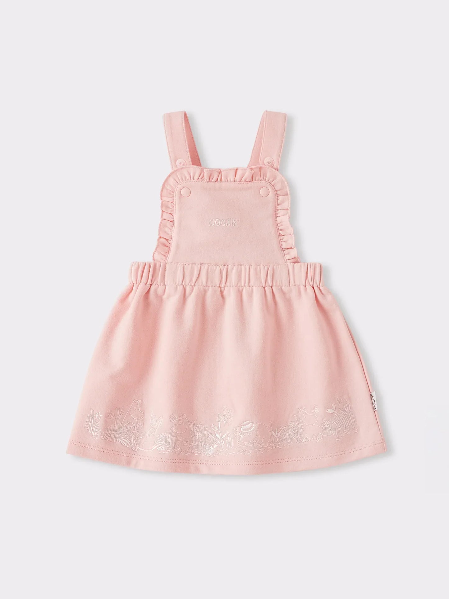 Baby Embroidered Sleeveless Dungaree Dress