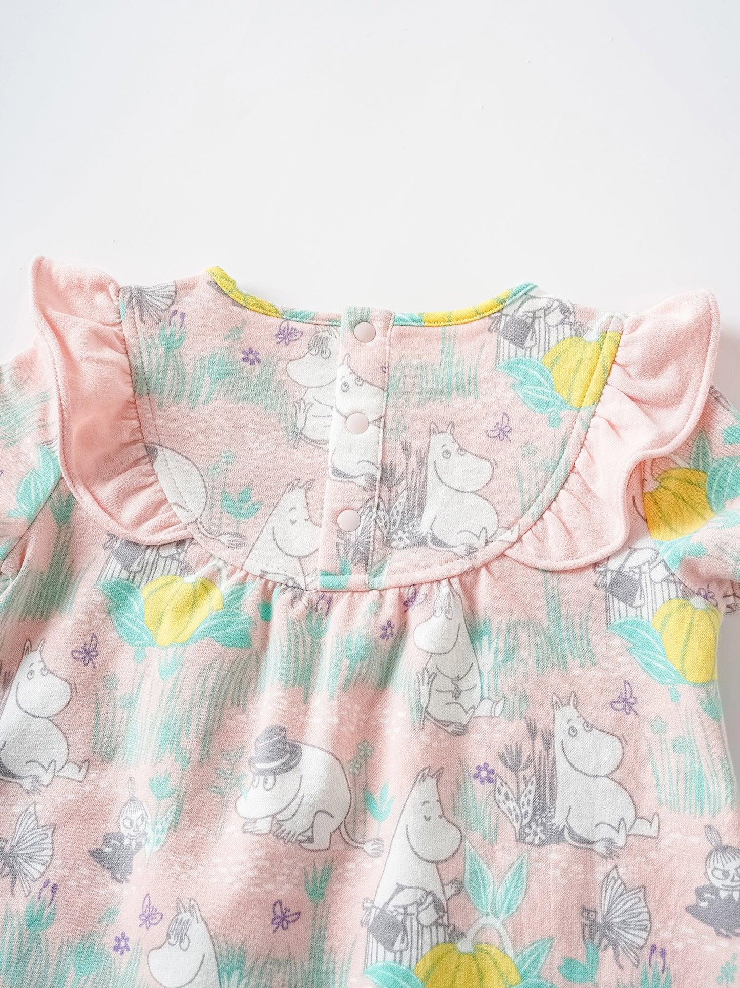 Baby Ruffle Collar All‑Over Print Dress