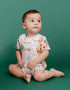 Moomin 80Th Anniversary Baby Babydoll Collar Short Sleeve Print Romper