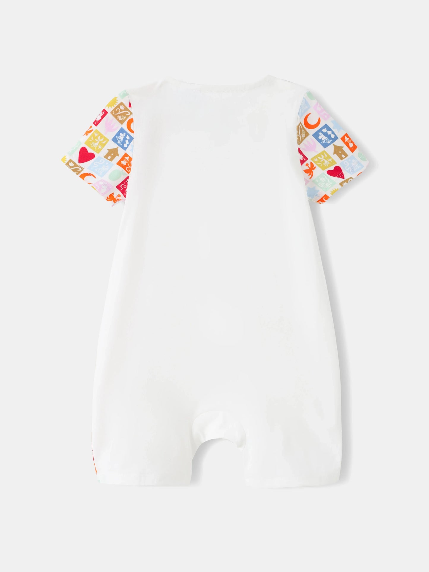 Moomin 80Th Anniversary Baby Babydoll Collar Short Sleeve Print Romper
