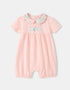 Baby Peter Pan Collar Puff Sleeve Romper