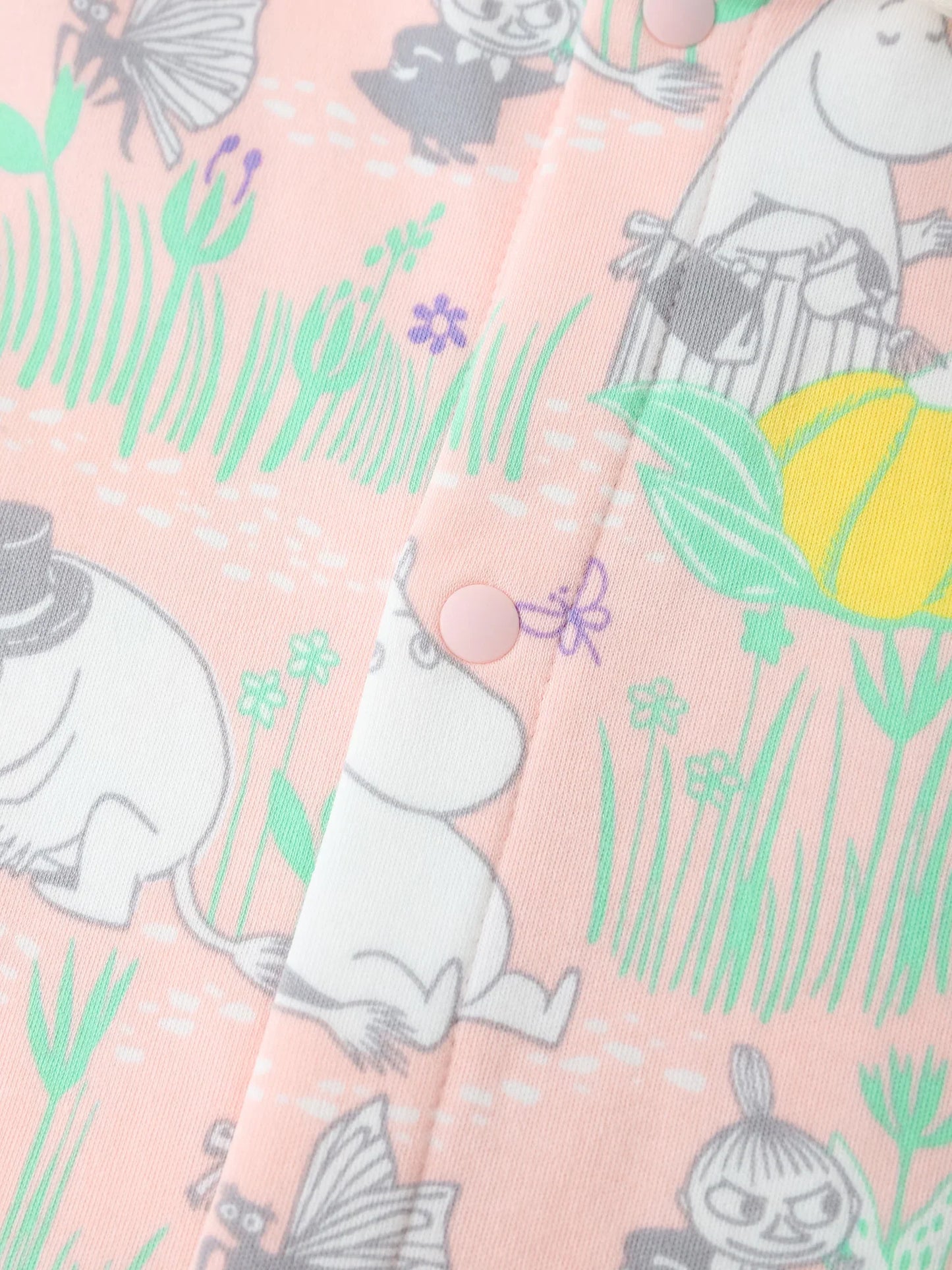 Baby Peter Pan Collar Short Sleeve All-Over Print Romper