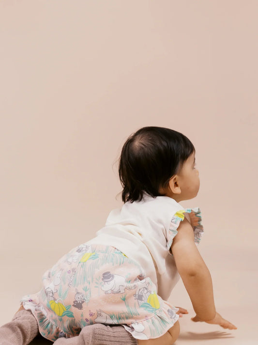 Baby Ruffle All-Over Print Shorts