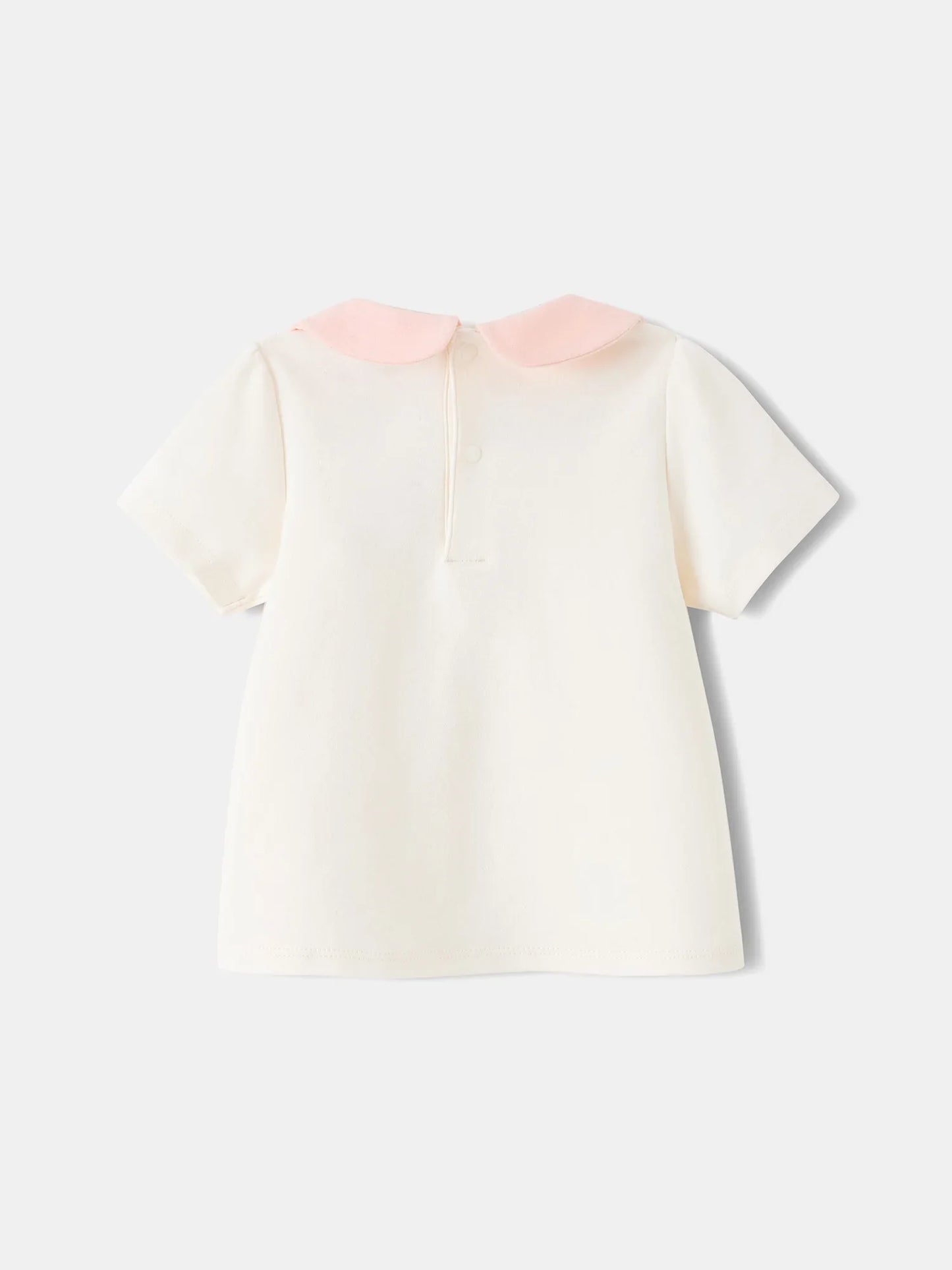 Baby Peter Pan Collar Puff Sleeve Dolly Top